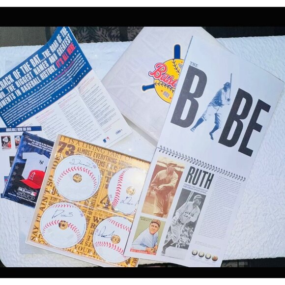The Great American Baseball Box Set With Memorabilia & DVDs - Picture 2 of 4